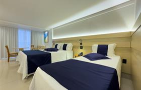 Apartamento Superior Triplo Frente Mar do Laguna Praia Hotel - João Pessoa