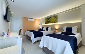 Apartamento Luxo Triplo Lateral com Varanda do Laguna Praia Hotel - João Pessoa