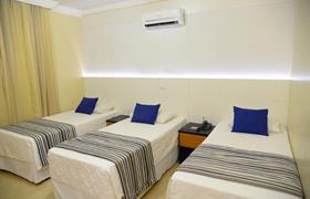 Apartamento Triplo - 3 camas solteiro do JVA Fênix Hotel