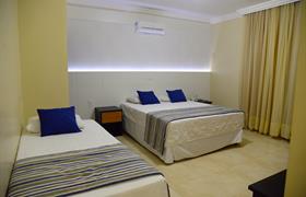 Apartamento Triplo - 1 cama casal e 1 cama solteiro do JVA Fênix Hotel