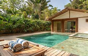 Bangalô com Piscina Privativa e Jacuzzi do Hotel Boutique Bahia Bonita