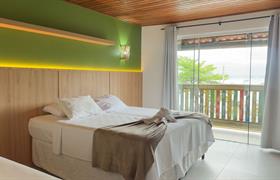 SUITE KING LUXO VISTA MAR do Hotel Pé na Areia