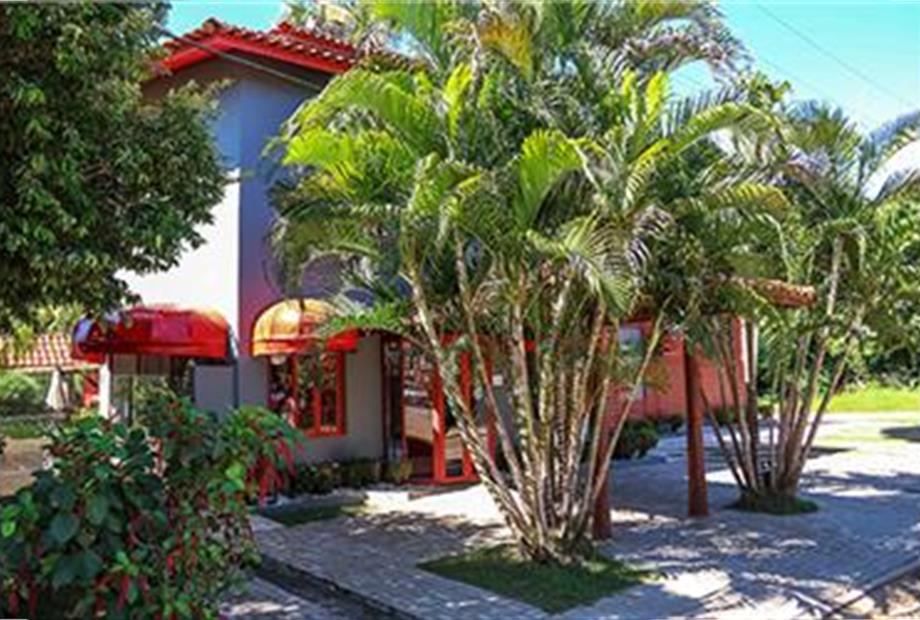 Vista lateral da entrada