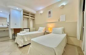 Quarto Duplo do Hotel Recanto dos Pássaros de São Sebastião