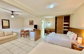 Quarto Conjugado do Hotel Recanto dos Pássaros de São Sebastião