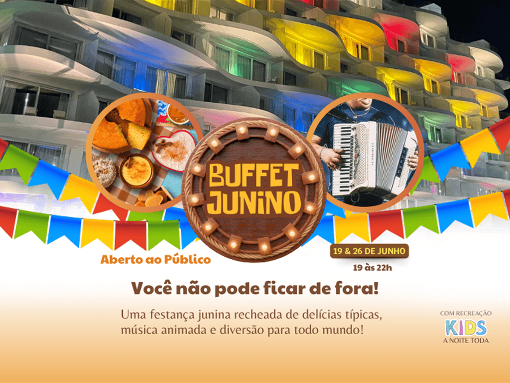 Pacote de hospedagem junino