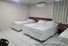 Apartamento Quádruplo Econômico (1 cama casal + 2 solteiro)