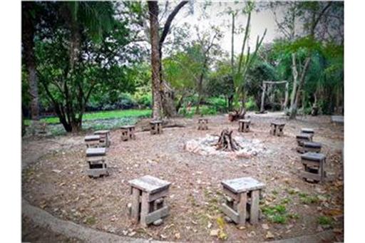 Fire pit "happy hour"