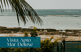 Suíte Premium com Vista Mar do Hotel Porto do Zimbo