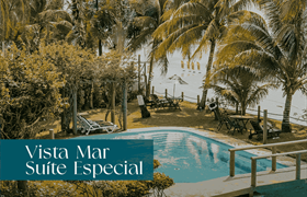 Suíte Superior Vista Mar do Hotel Porto do Zimbo