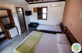Quarto Triplo do Pousada Manga Rosa    